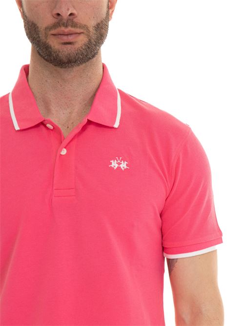 MAN POLO S/S 30/1 COTTON PIQUE LA MARTINA | BPMP04-PK031/05141